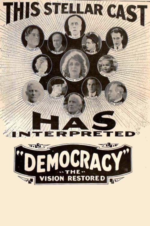 Democracy: The Vision Restored 1920 official movie poster