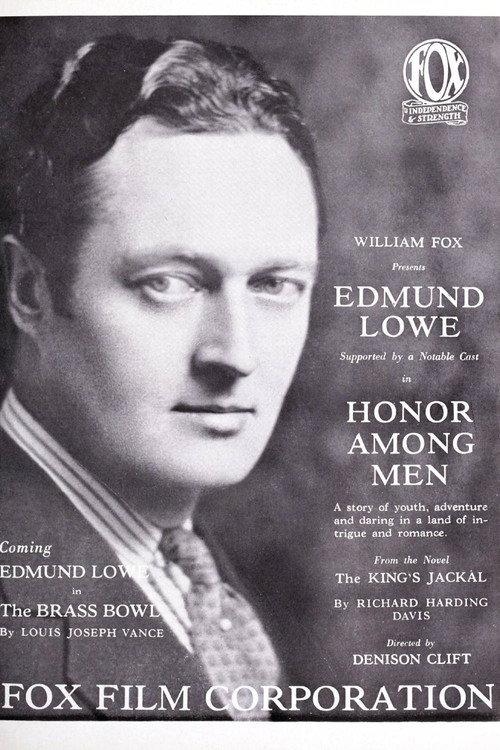Honor Among Men 1924 official movie poster