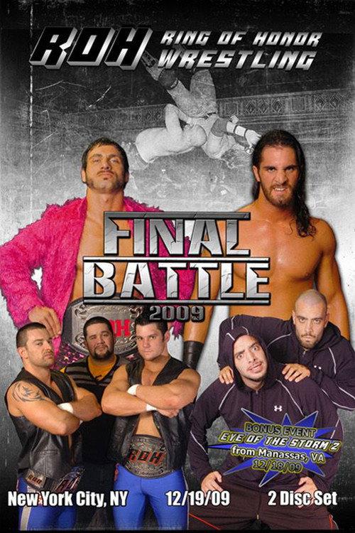 ROH Final Battle 2009 2009 official movie poster