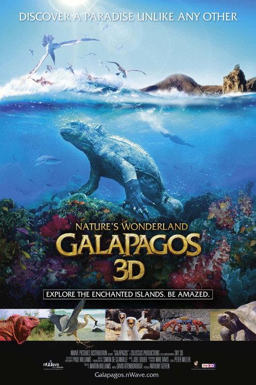 Galapagos 3D: Nature's Wonderland 2014 official movie poster