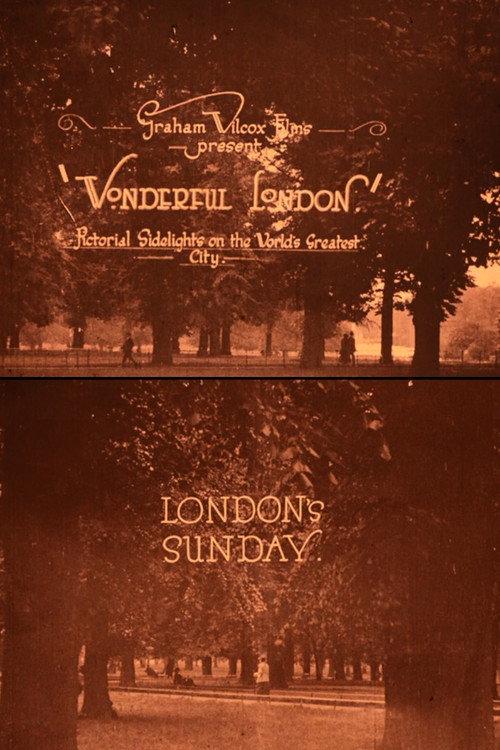 Wonderful London: London's Sunday 1924 official movie poster