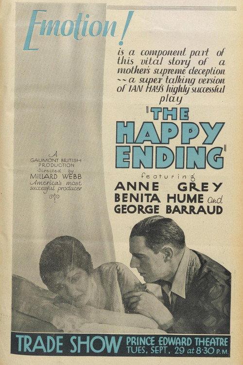 The Happy Ending 1931 official movie poster