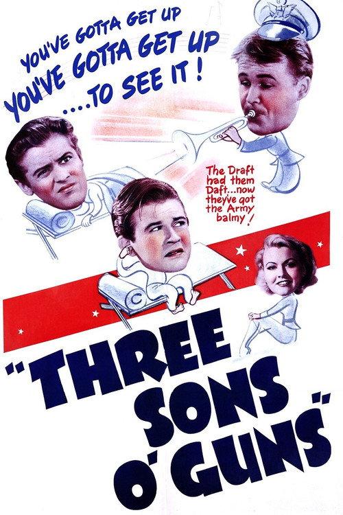 Three Sons o' Guns 1941 official movie poster