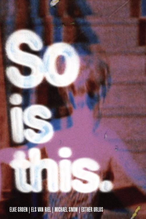 So Is This 1982 official movie poster
