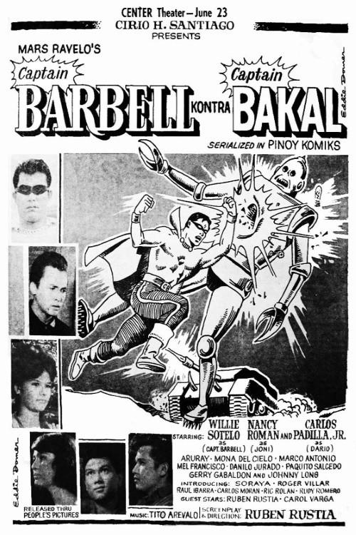 Captain Barbell Kontra Captain Bakal 1965 official movie poster