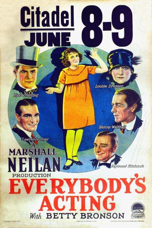 Everybody's Acting 1926 official movie poster
