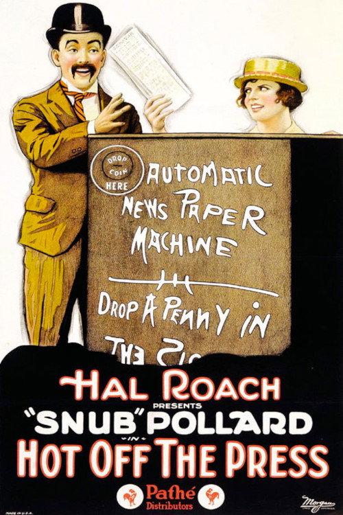 Hot Off the Press 1922 official movie poster