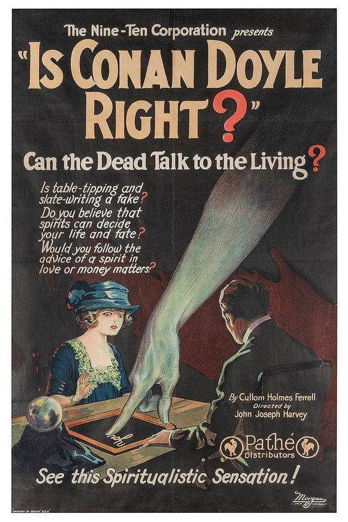 Is Conan Doyle Right? 1923 official movie poster