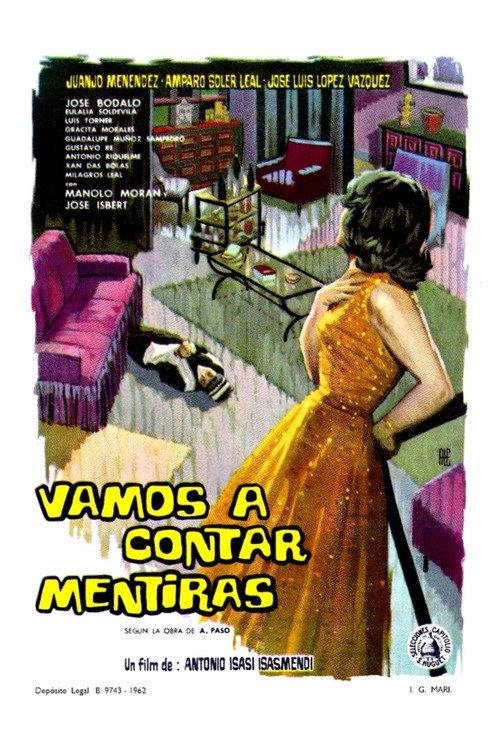 Vamos a contar mentiras 1962 official movie poster