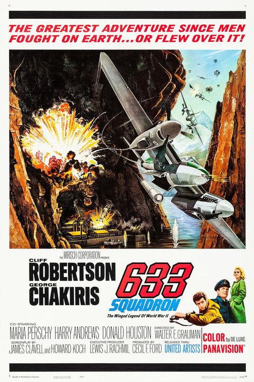633 Squadron 1964 official movie poster