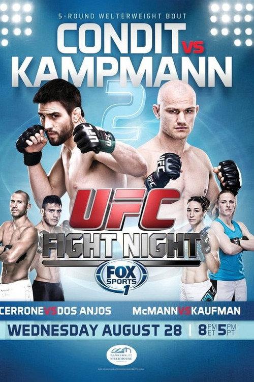 UFC Fight Night 27: Condit vs. Kampmann 2 2013 official movie poster