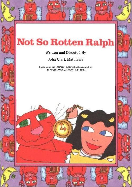 Rotten Ralph - Not So Rotten 1996 official movie poster