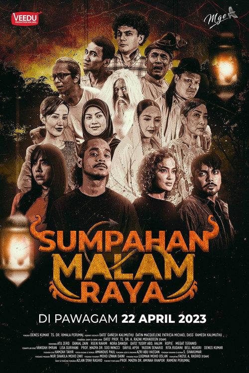 Sumpahan Malam Raya 2023 official movie poster