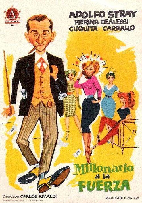 El millonario 1955 official movie poster