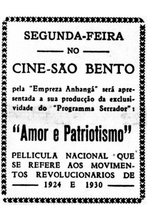 Amor e Patriotismo 1930 official movie poster