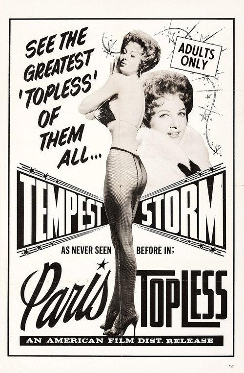 Paris Topless 1967 official movie poster