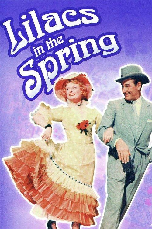 Lilacs in the Spring 1954 official movie poster