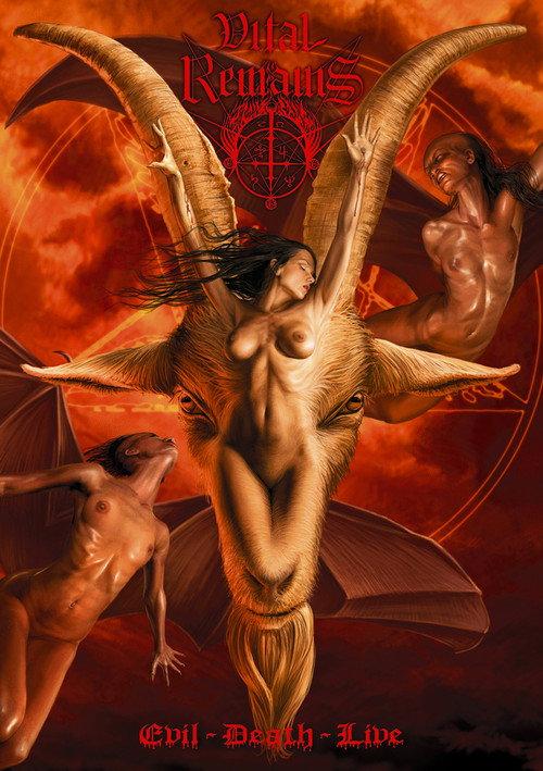 Vital Remains: Evil Death Live 2007 official movie poster