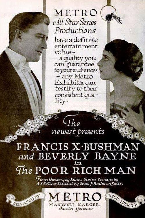 The Poor Rich Man 1918 official movie poster
