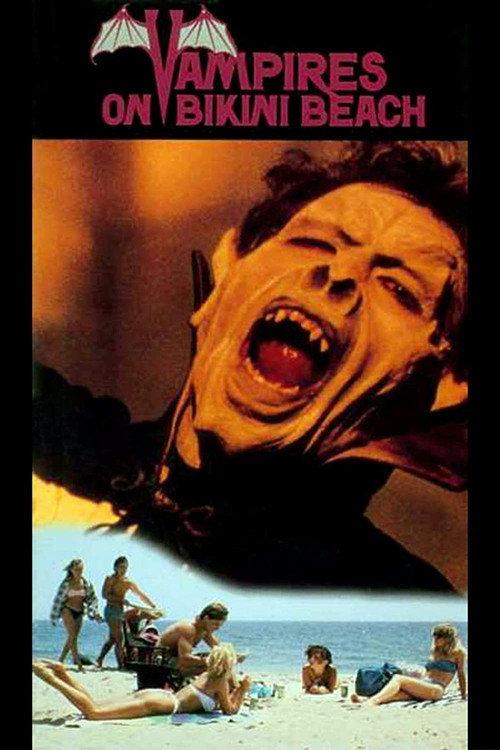 Vampires on Bikini Beach 1988 official movie poster