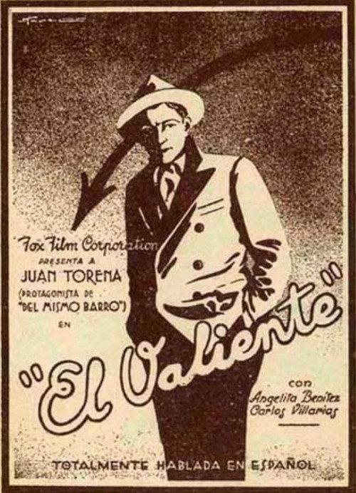 El Valiente 1930 official movie poster