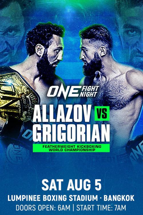 ONE Fight Night 13: Allazov vs. Grigorian 2023 official movie poster