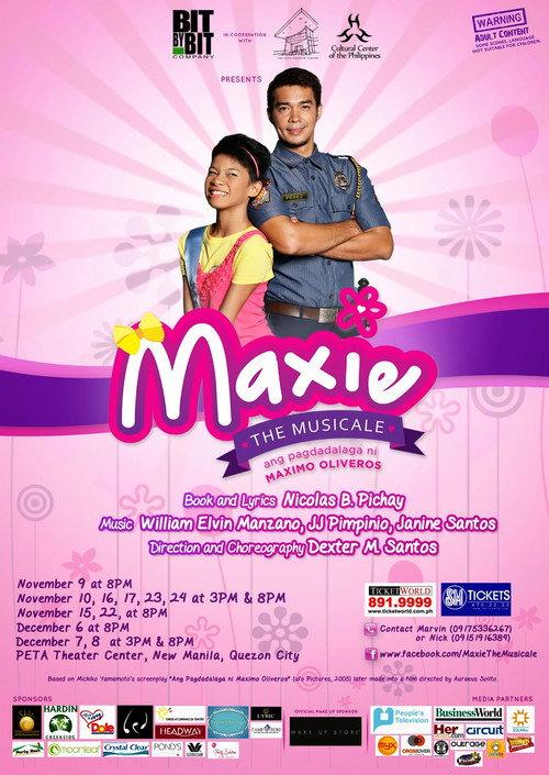 Maxie The Musical: Ang Pagdadalaga ni Maximo Oliveros 2013 official movie poster