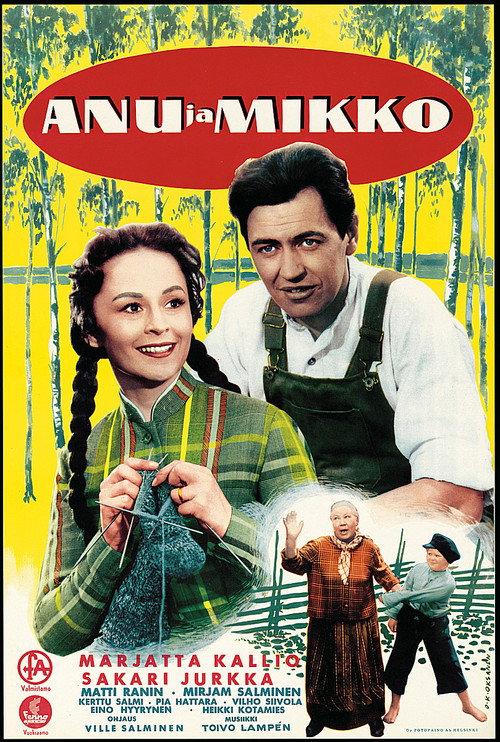 Anu ja Mikko 1956 official movie poster