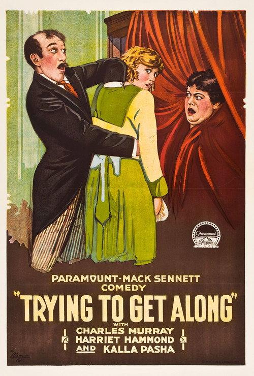 Trying to Get Along 1919 official movie poster