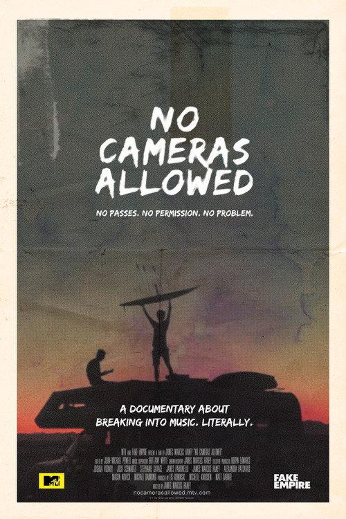 No Cameras Allowed 2014 official movie poster