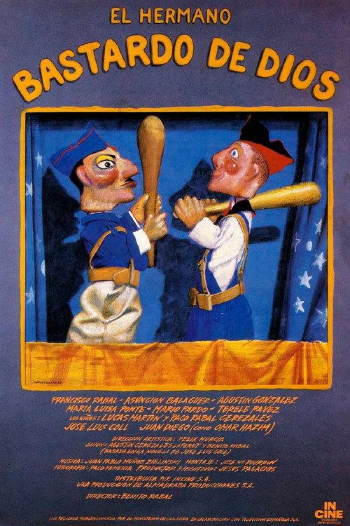 El hermano bastardo de Dios 1986 official movie poster