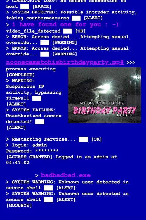 No One Came To His Birthday Party 2025 official movie poster