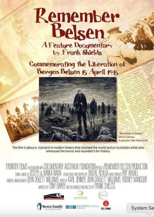 Remember Belsen 2025 official movie poster