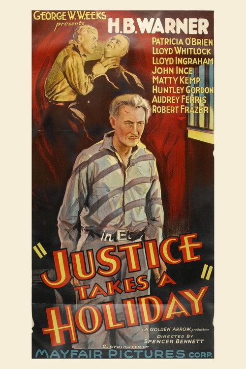 Justice Takes a Holiday 1933 official movie poster
