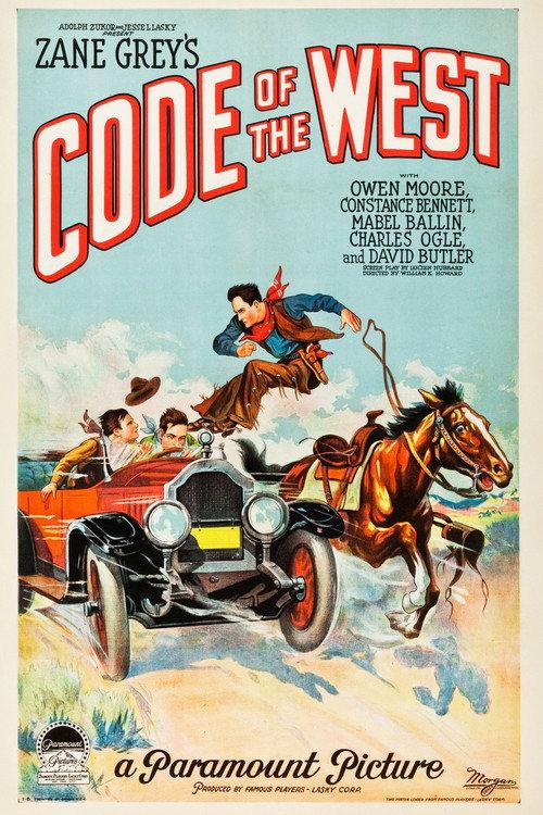 Code of the West 1925 official movie poster