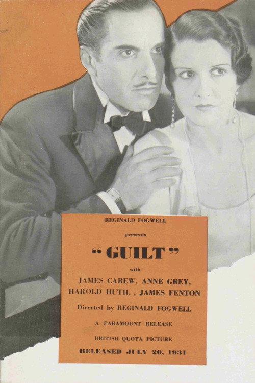 Guilt 1931 official movie poster