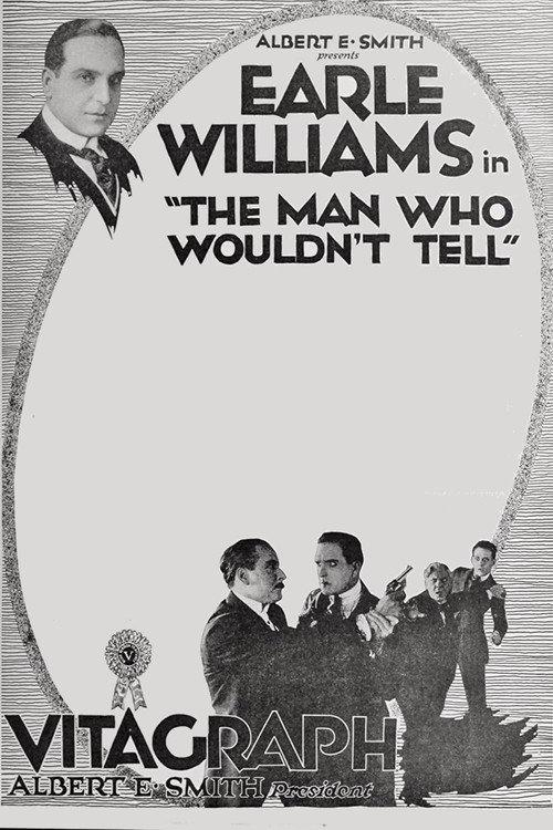 The Man Who Wouldn't Tell 1918 official movie poster