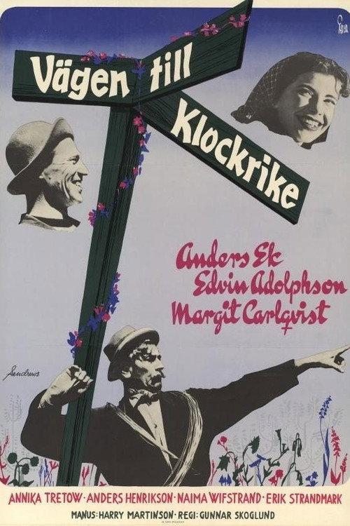 The Road to Klockrike 1953 official movie poster