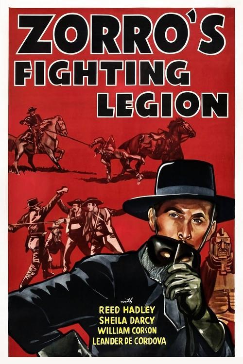 Zorro's Fighting Legion 1939 official movie poster