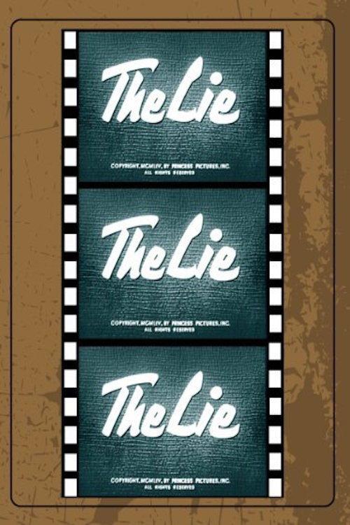 The Lie 1954 official movie poster