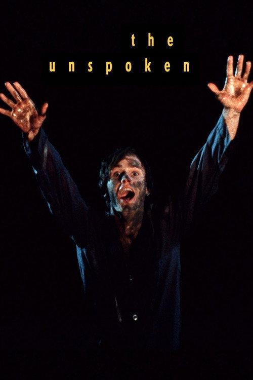 The Unspoken 1999 official movie poster