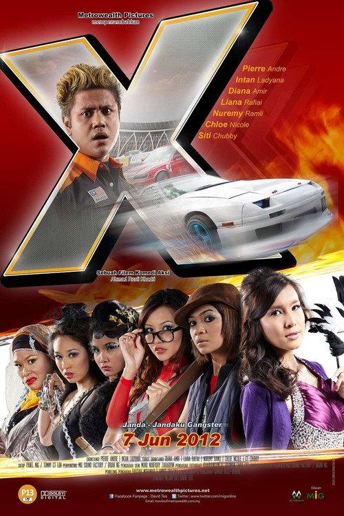 X: Janda-Jandaku Gangster 2012 official movie poster