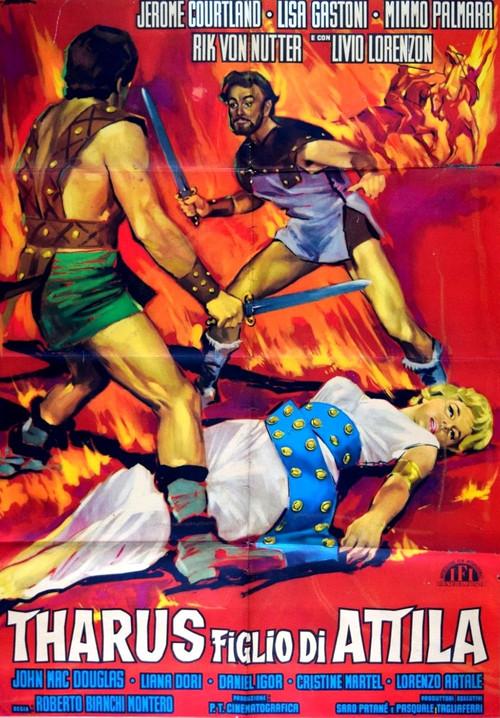 Colussus and the Huns 1962 official movie poster