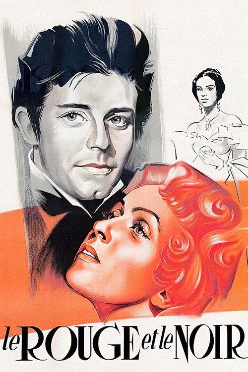 Le Rouge et le Noir 1954 official movie poster