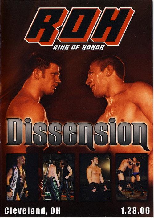 ROH: Dissension 2006 official movie poster