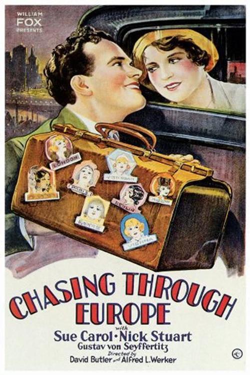 Chasing Through Europe 1929 official movie poster