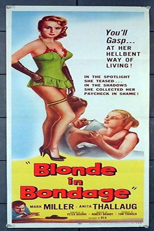 Blonde in Bondage 1957 official movie poster