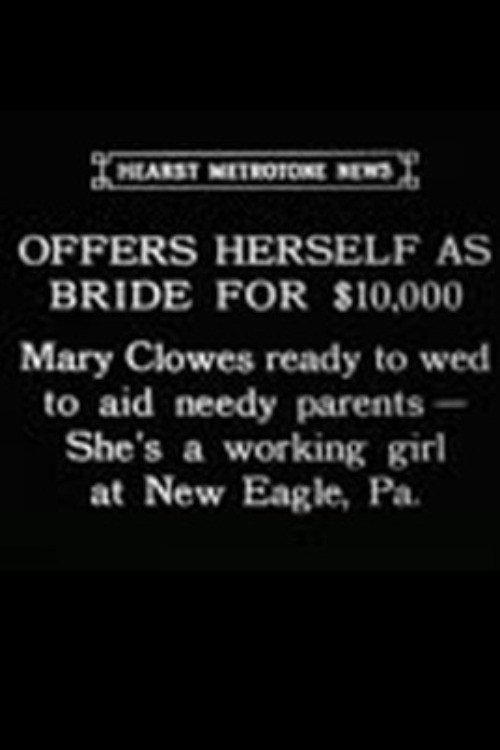 Offers Herself as Bride for $10,000 1931 official movie poster