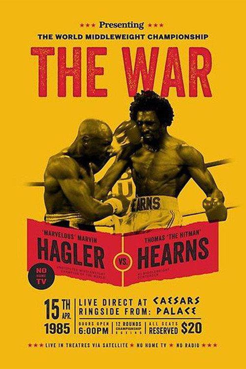 Marvin Hagler vs. Thomas Hearns 1985 official movie poster