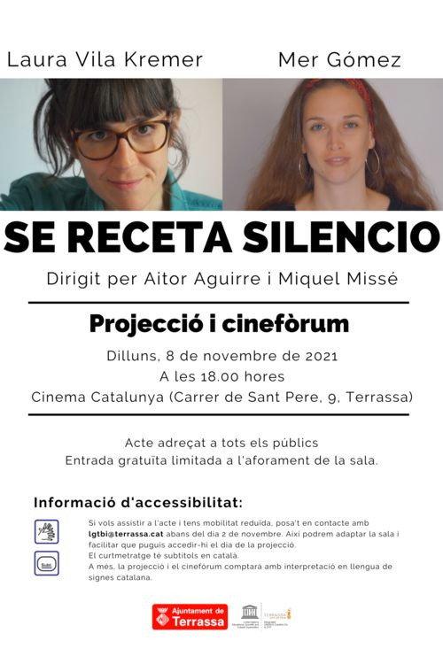 Se receta silencio 2021 official movie poster